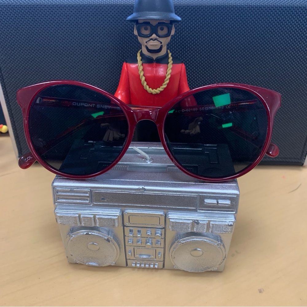 Red Sunglasses with Black Lenses frames only